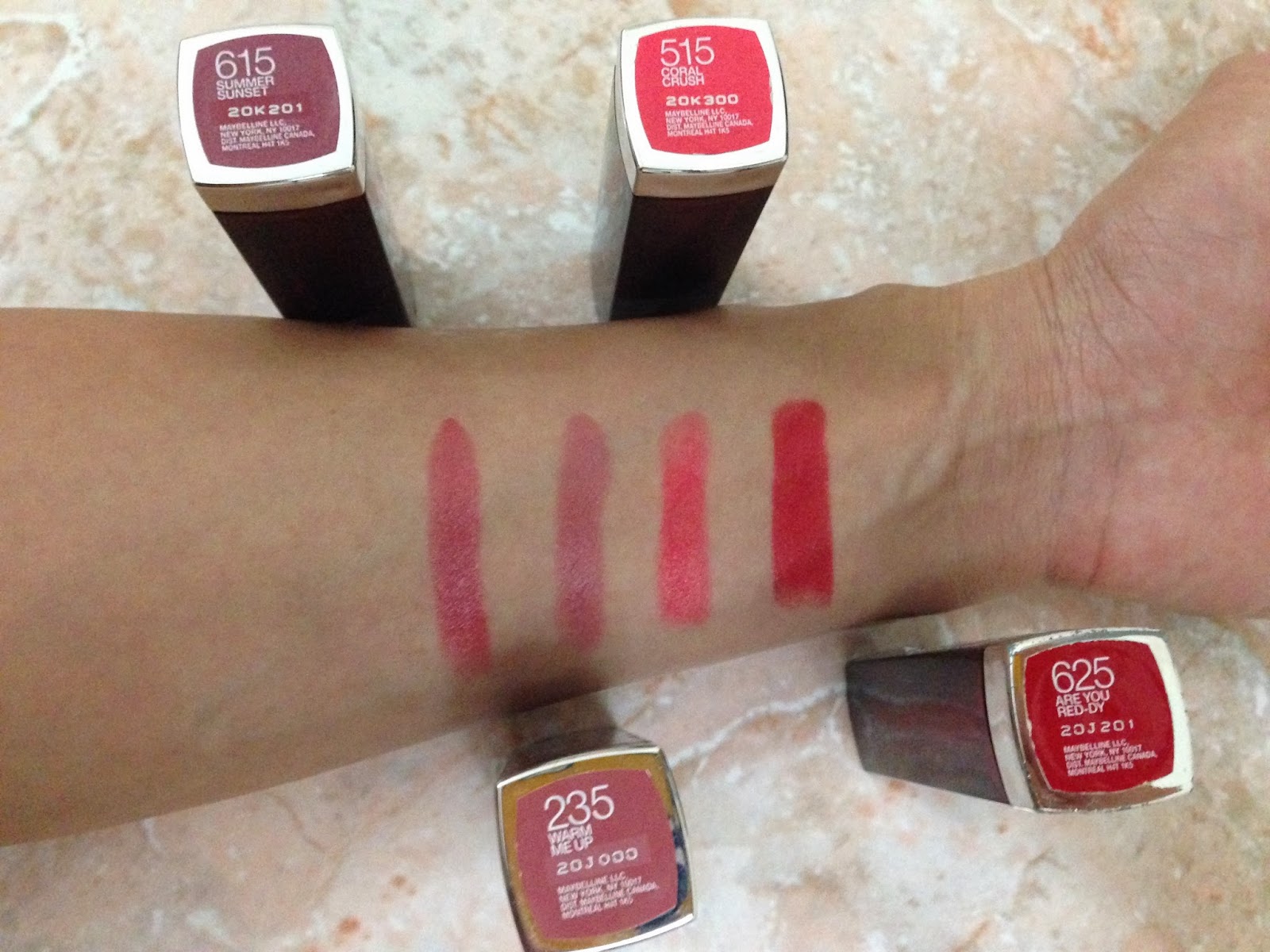 Maybelline Color Sensational Lipsticks Review / Reflection of Sanity